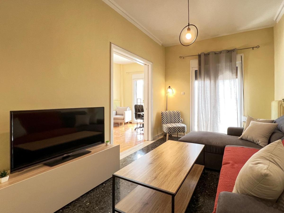 Chiou Spacious 90Sqm Apt In Атина Екстериор снимка